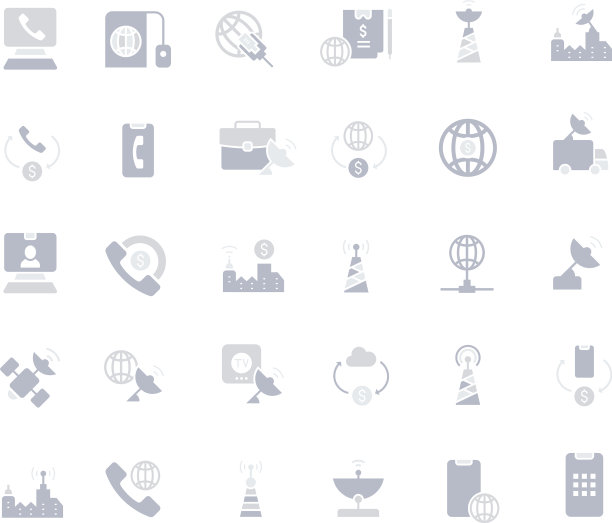 设置简单的图标通信服务图片下载