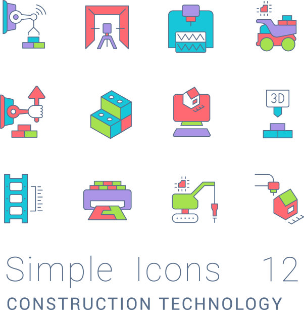 设置简单的线条图标构造图片下载