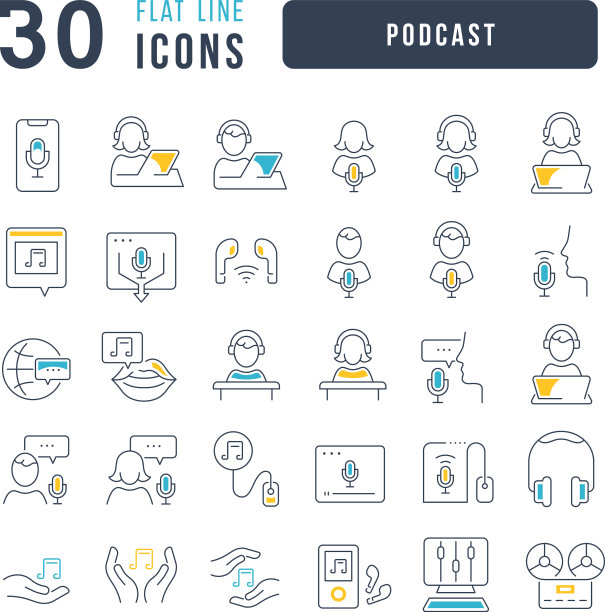 行图标播客图片下载