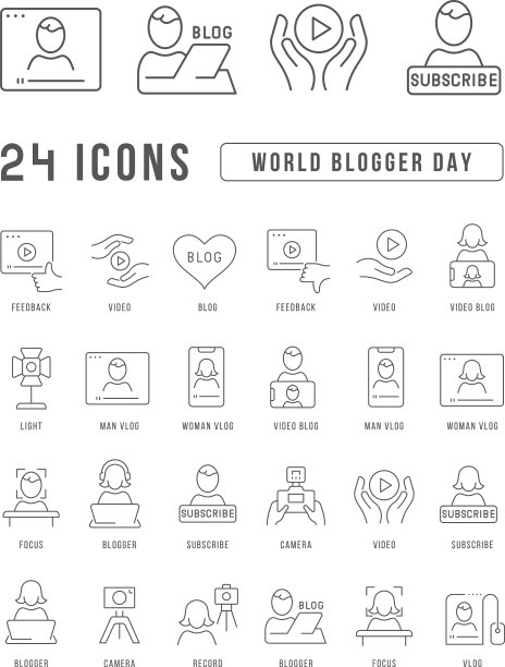 Line ICONS世界博客日图片下载