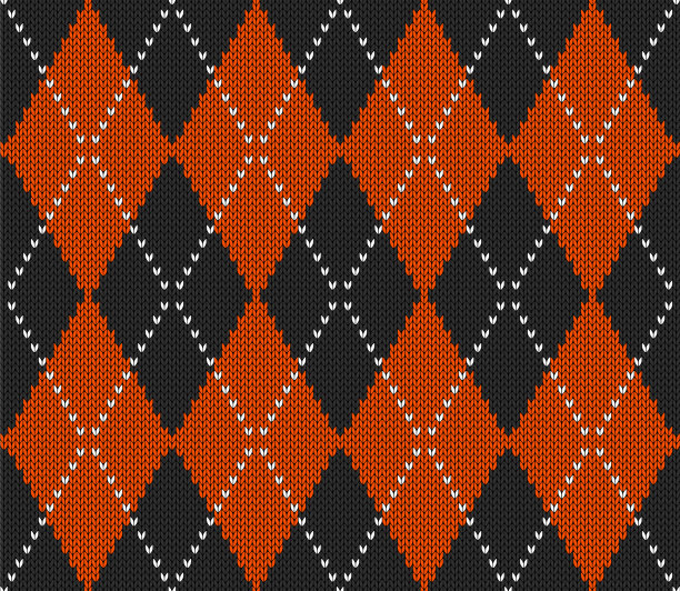 编织菱形花纹万圣节图案图片下载