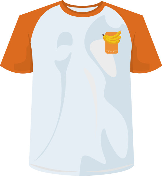 衬衫模型品牌香蕉健康食品图片下载