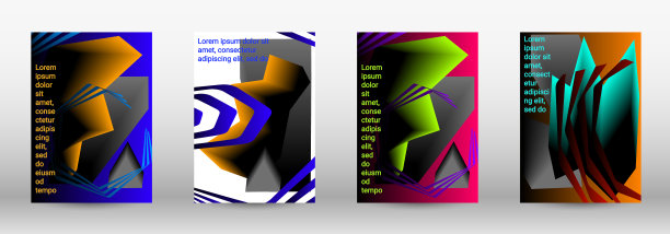 时髦的封面设计图片下载