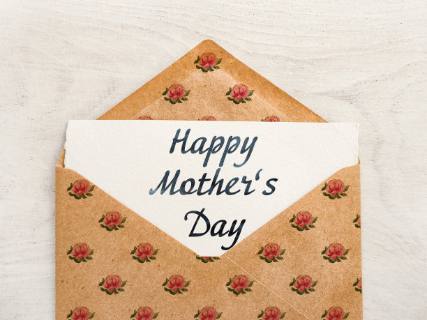 快乐的母亲节。美丽的贺卡。特写镜头图片下载