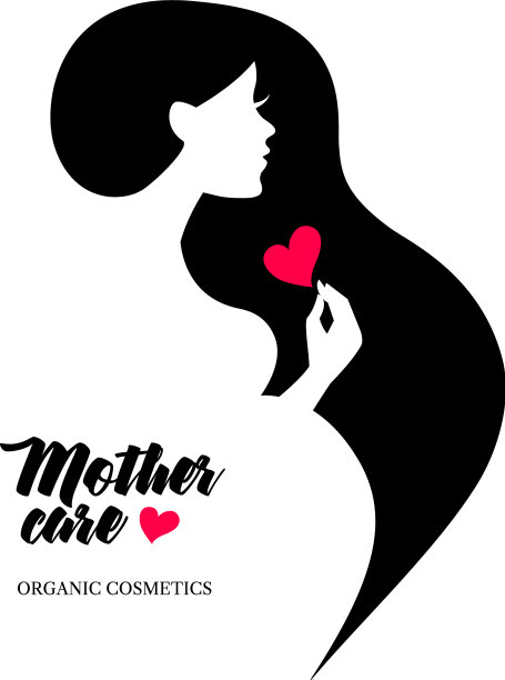 美丽怀孕侧面母亲侧面图片下载