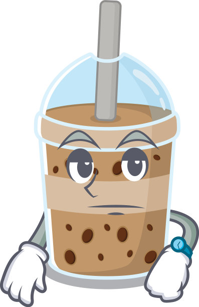 巧克力珍珠茶等手势吉祥物图片下载