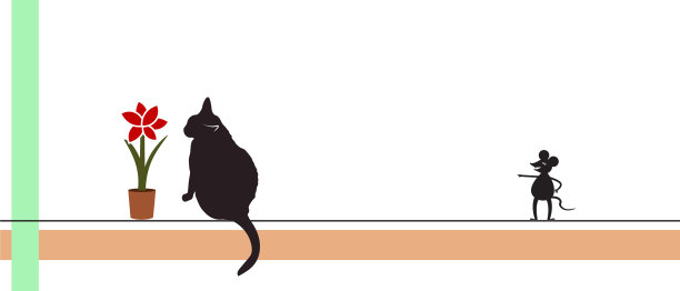 黑猫正在享受香味图片下载