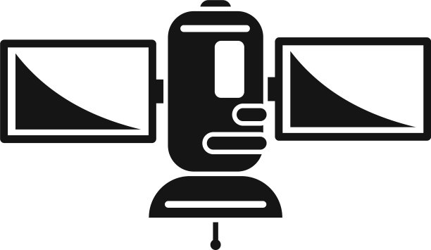 地图卫星图标风格简单图片下载