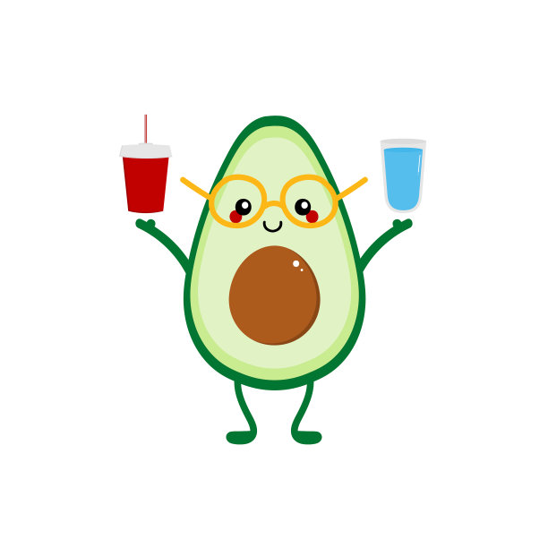 牛油果味饮料图片下载