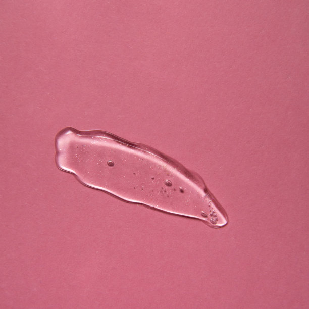 具有发光颗粒的液体凝胶化妆品图片下载