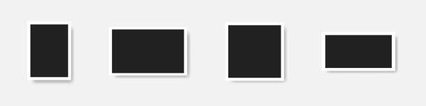 相框的收藏。矢量插图。老式的相框模板。图片下载