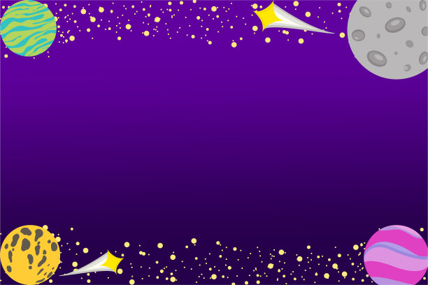 外太空背景矢量图片下载