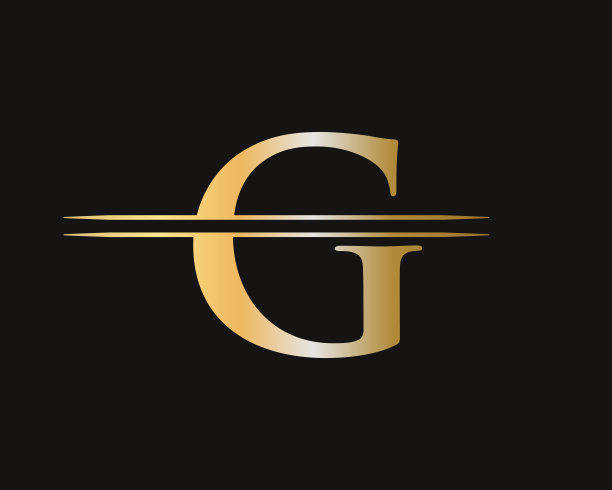 标志设计的首字母为金字G。G标志设计具有现代时尚感图片下载