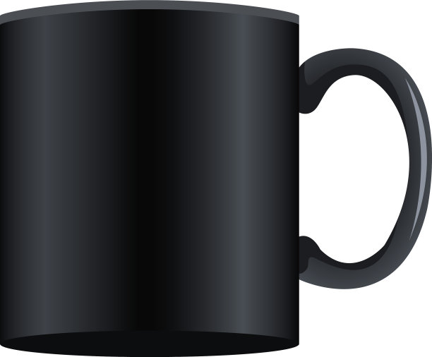 马克杯陶瓷模型孤立的图标图片下载