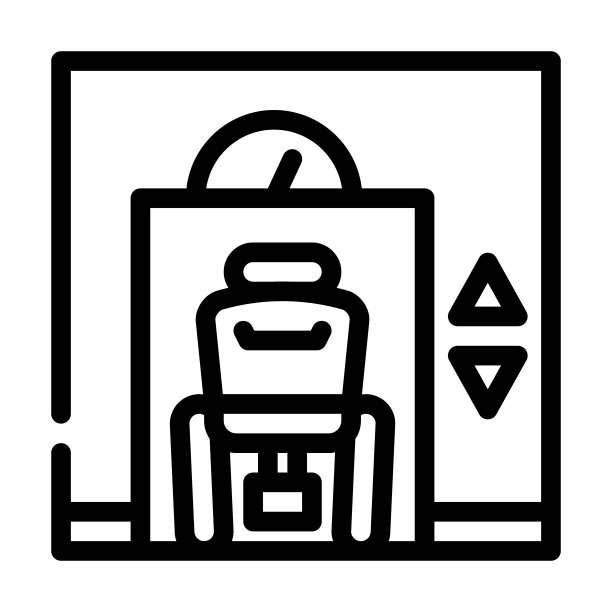 提升包容性的生命线图标矢量插图图片下载