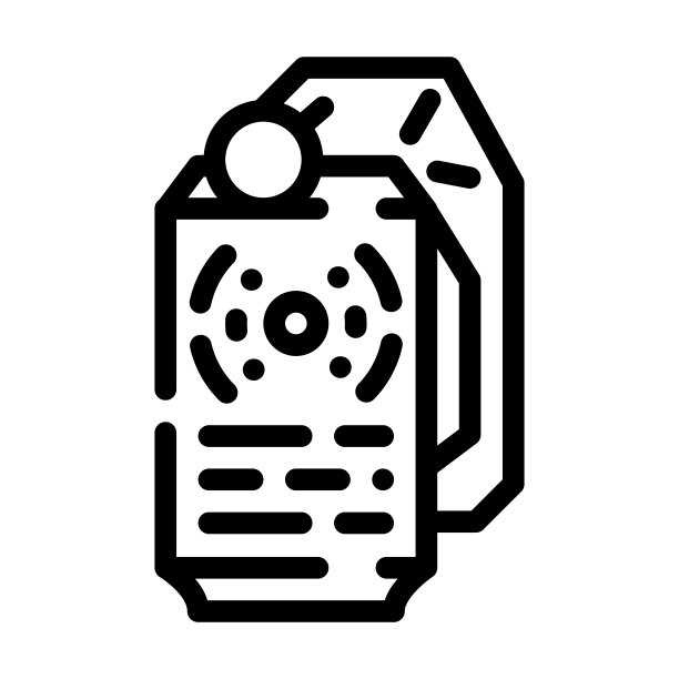 闪光弹手雷线图标矢量插图黑色图片下载