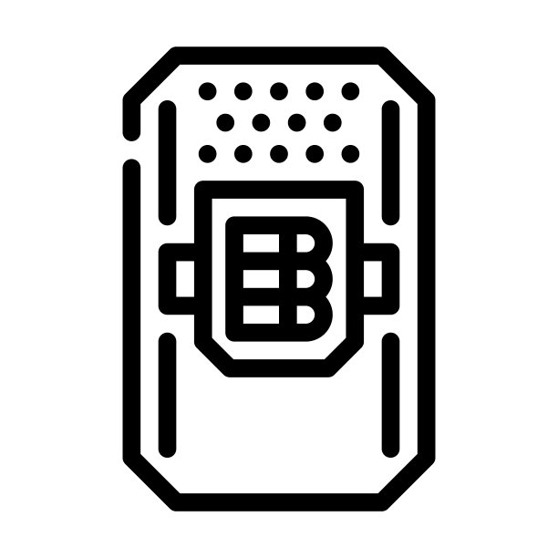 警察盾牌与墨盒抗议会议线图标矢量插图图片下载