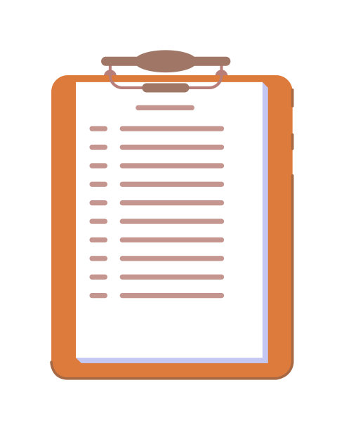 剪贴板与驾驶学校考试隔离在白色图片下载