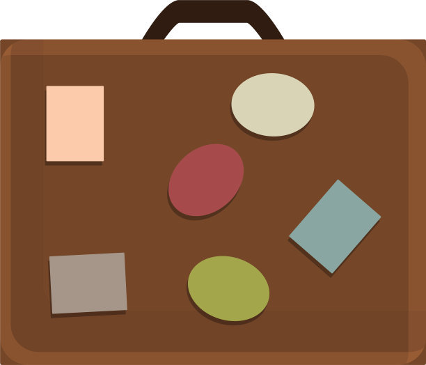 斯洛文尼亚手提箱图标卡通风格图片下载