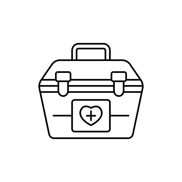 盒子容器颜色线图标。捐赠项目。图片下载