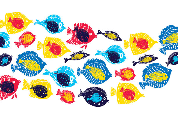 可爱的鱼。图片下载