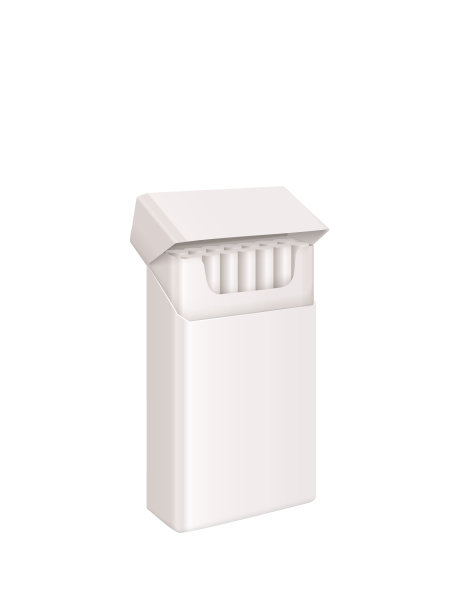 香烟包装逼真的三维模板图片下载