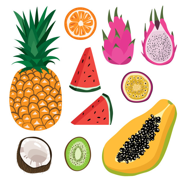 设置异国热带水果图片下载