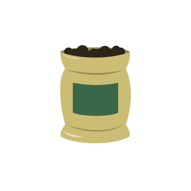 土壤袋矢量插图在平面设计图片下载