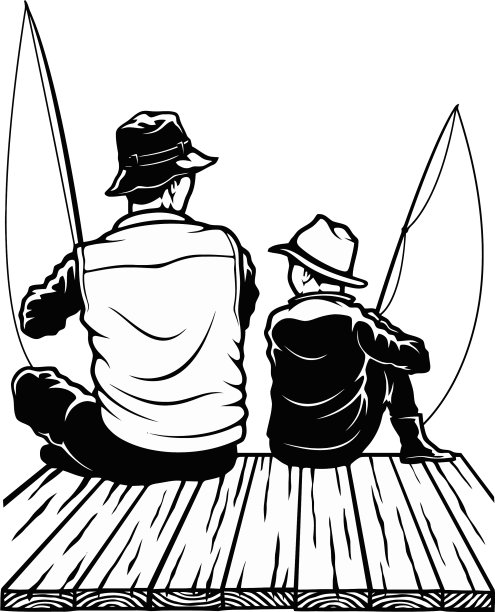 父子-钓鱼设计-父子图片下载