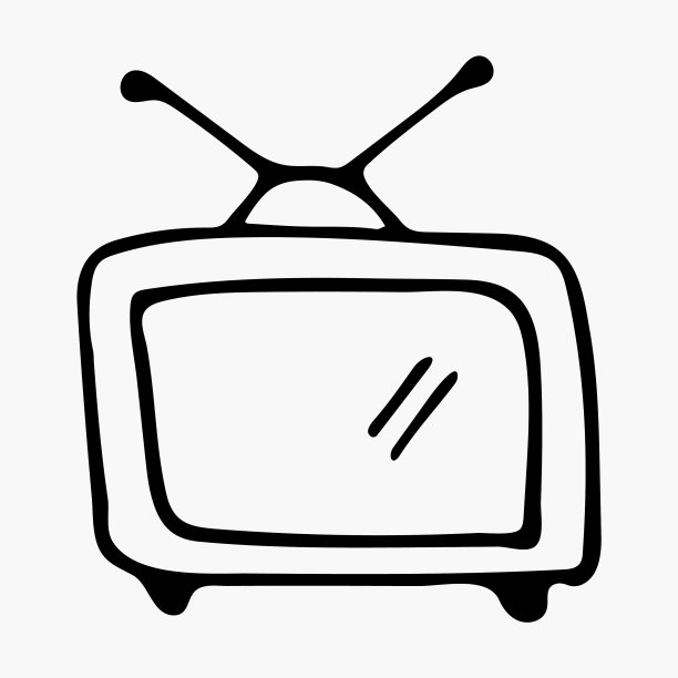 电视符号手绘图片下载