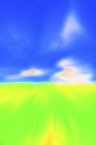 夏季景观山和地平线图片下载