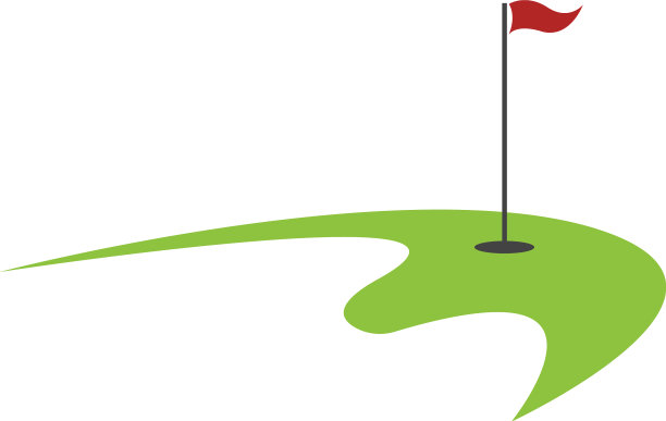 高尔夫运动标志设计模板图片下载