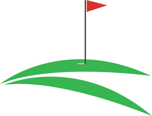 高尔夫运动标志设计模板图片下载