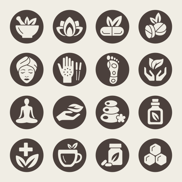 替代医学矢量图标图片下载