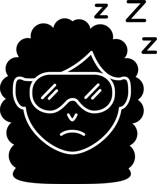 女主用失眠症z字母剪影图片下载