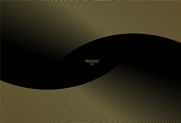 抽象金色翘斜条纹图片下载