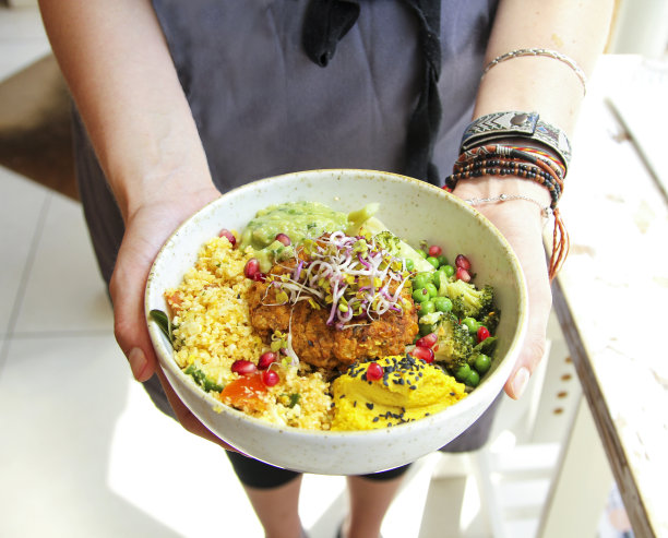 素食佛碗图片下载