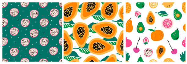 设置三个无缝重复模式与手图片下载