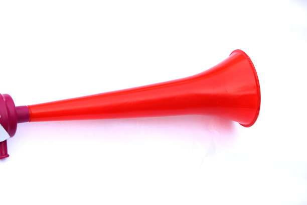 空白的呜呜祖拉体育场塑料喇叭图片下载