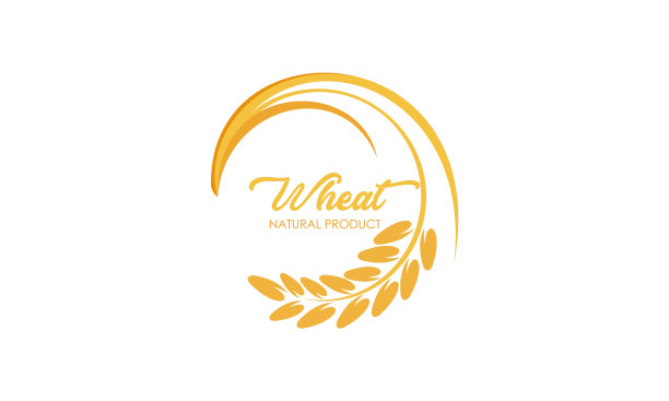 大米有机谷物产品食品标志图片下载