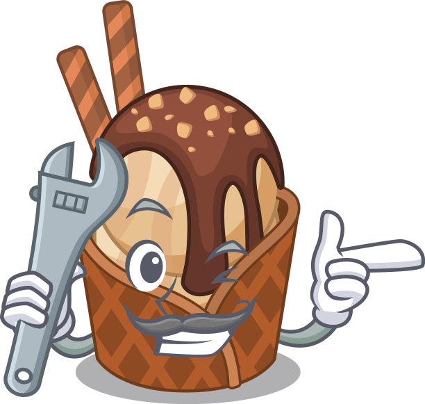 一个很酷的机械咖啡冰淇淋的图片图片下载