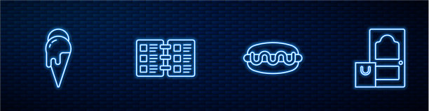 热狗三明治冰淇淋店图片下载