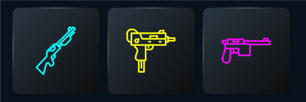 设置线猎枪毛瑟枪和乌兹冲锋枪图片下载