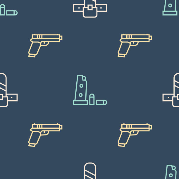 设手枪枪套刀或手枪和手枪图片下载