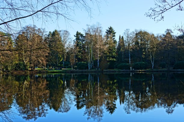 湖在秋天图片下载