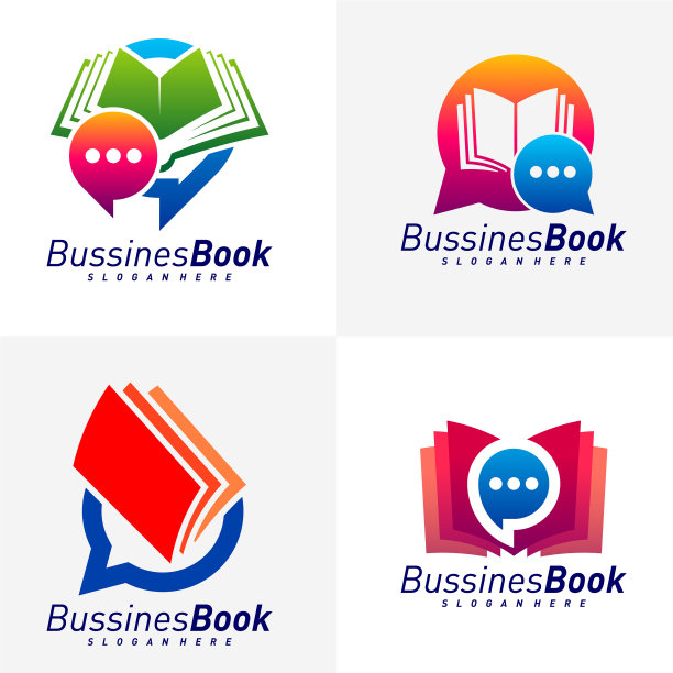 设置聊天书logo设计模板书籍设计图片下载