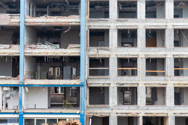 拆除荷兰Zwolle市的旧医院大楼图片下载