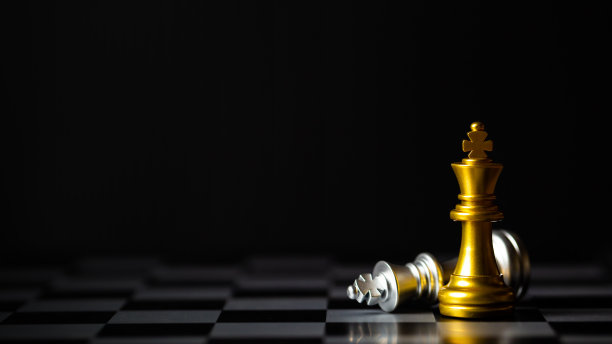 棋牌游戏的创意和竞争与策略，商业成功的概念。图片下载