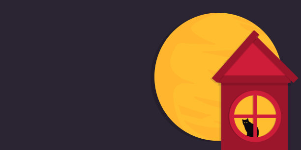 万圣节背景中的剪纸和纸艺术图片下载