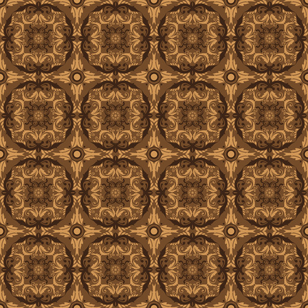 帕朗蜡染独特的圆形图案概念图片下载